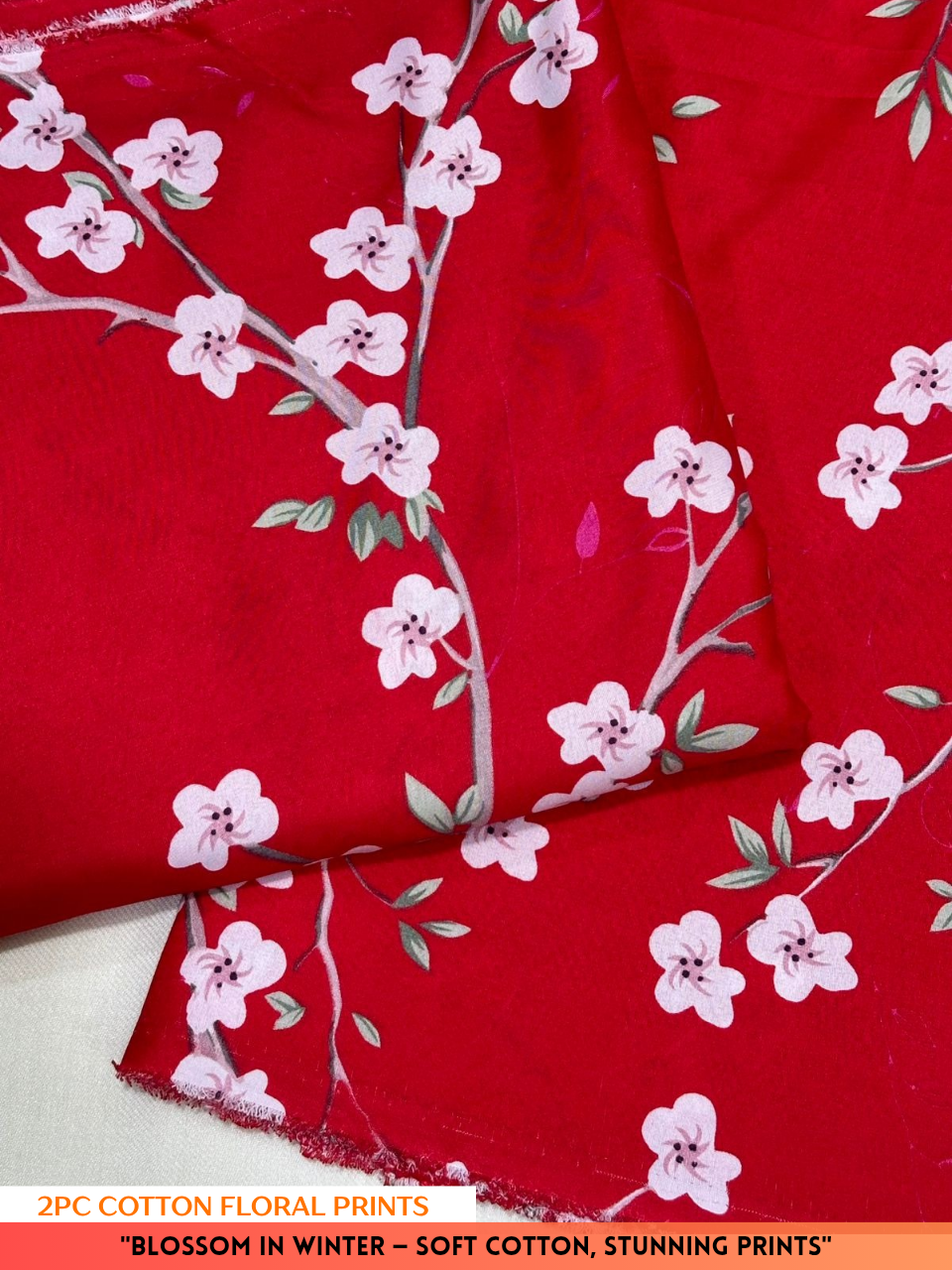 2PC Winter Floral Print