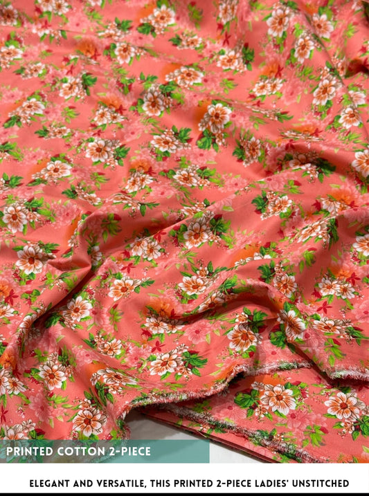 2PC Winter Floral Print