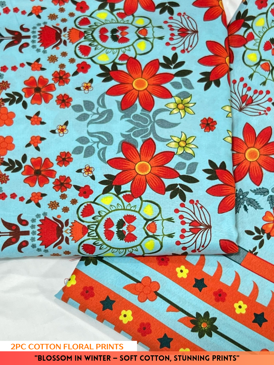 2 Piece Printed Cotton