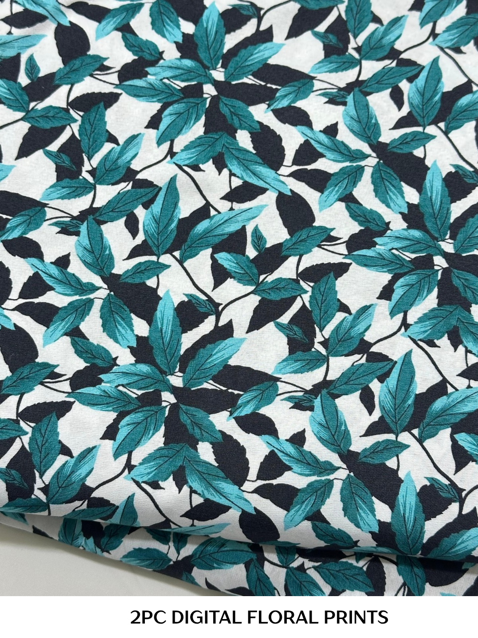 2PC Digital Floral Print