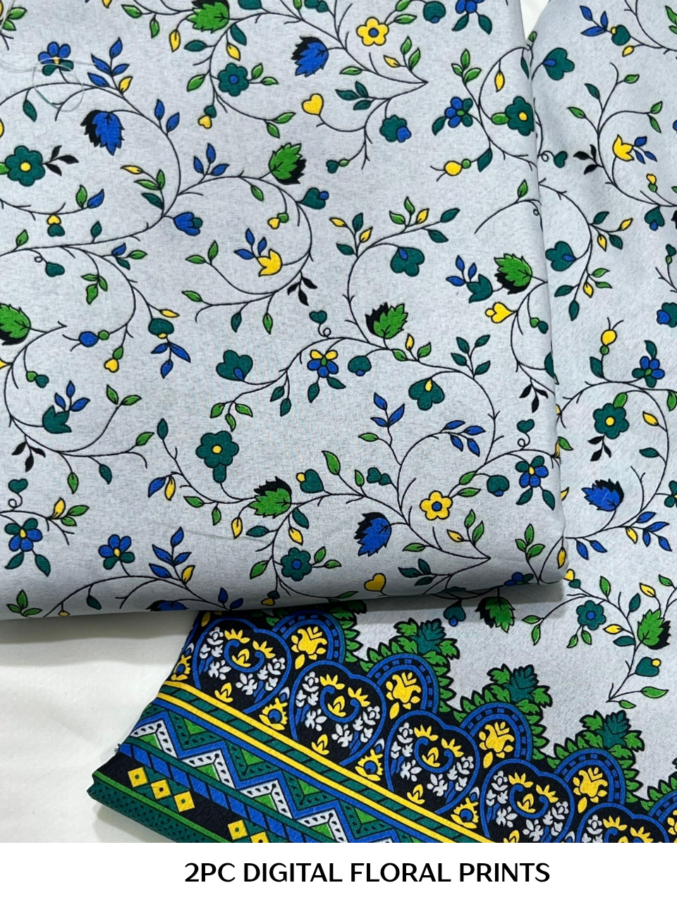 2PC Winter Floral Print