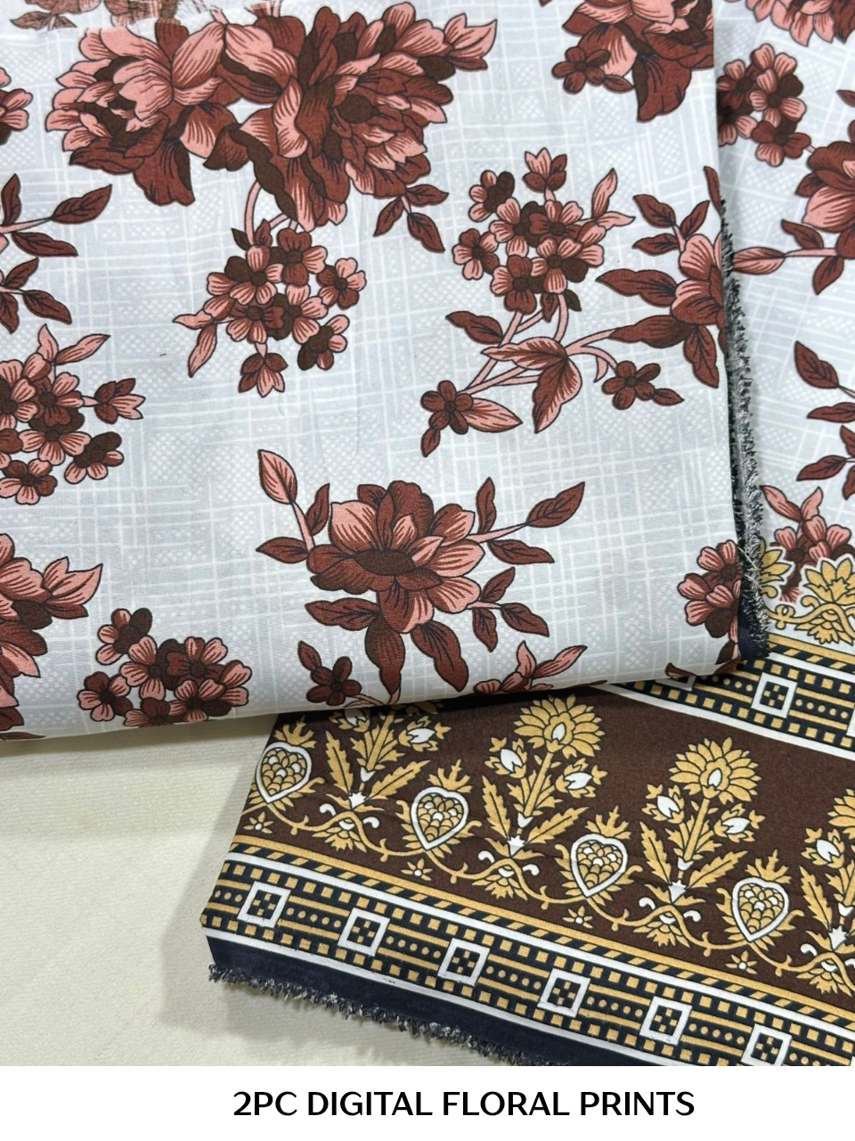 2PC Digital Floral Print