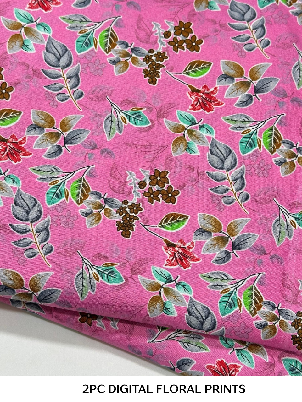 2PC Digital Floral Print