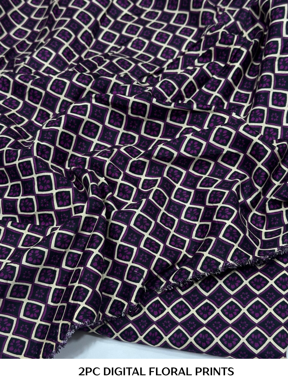 2PC Digital Floral Print