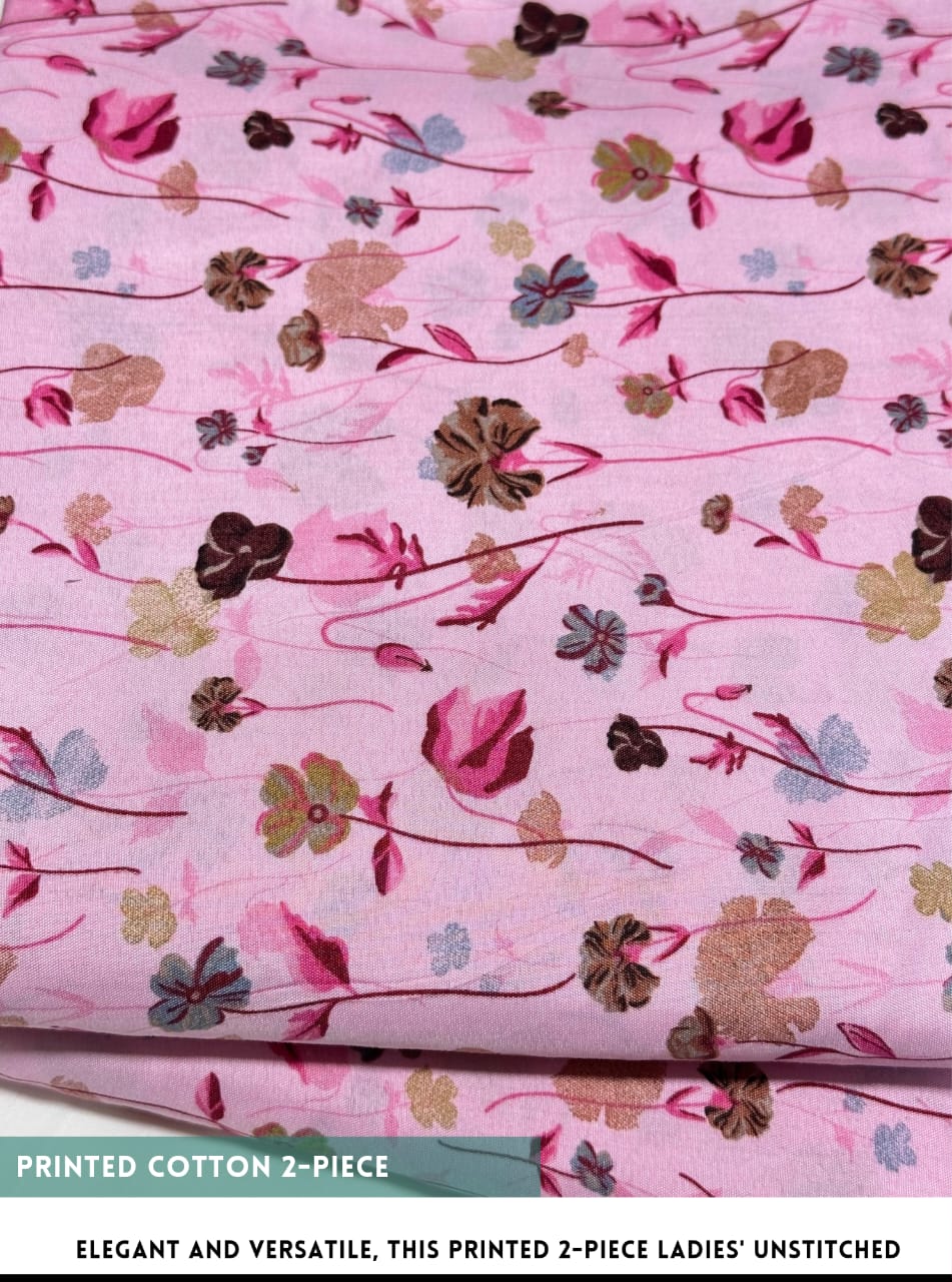 2PC Digital Floral Print